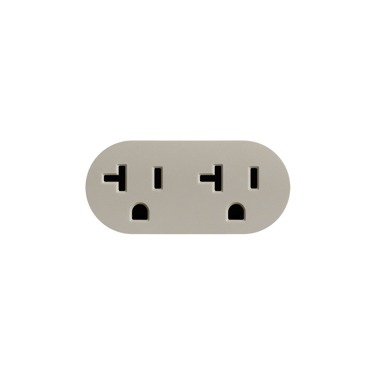 20 amp prado unifit duplex outlet in clay finish