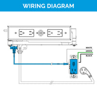 Thumbnail for Appliance In-Drawer Outlet Kit with Blade Limit Switch