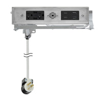 Thumbnail for 20 amp Blade Duo Outlet stainless steel variant