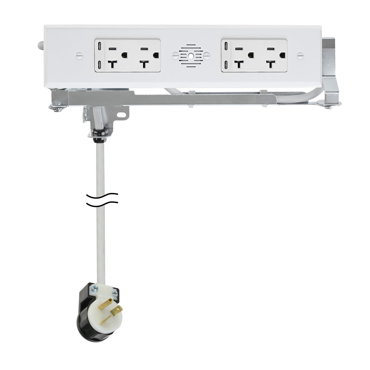 20 amp Blade Duo Outlet white variant
