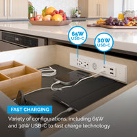 Thumbnail for 20 amp Blade Duo Outlet installed In kitchen 60w and 30w fast charging