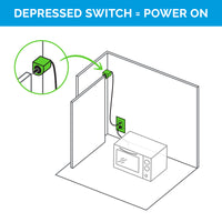 Thumbnail for Safety Interlock Outlet with Corner Mount Switch