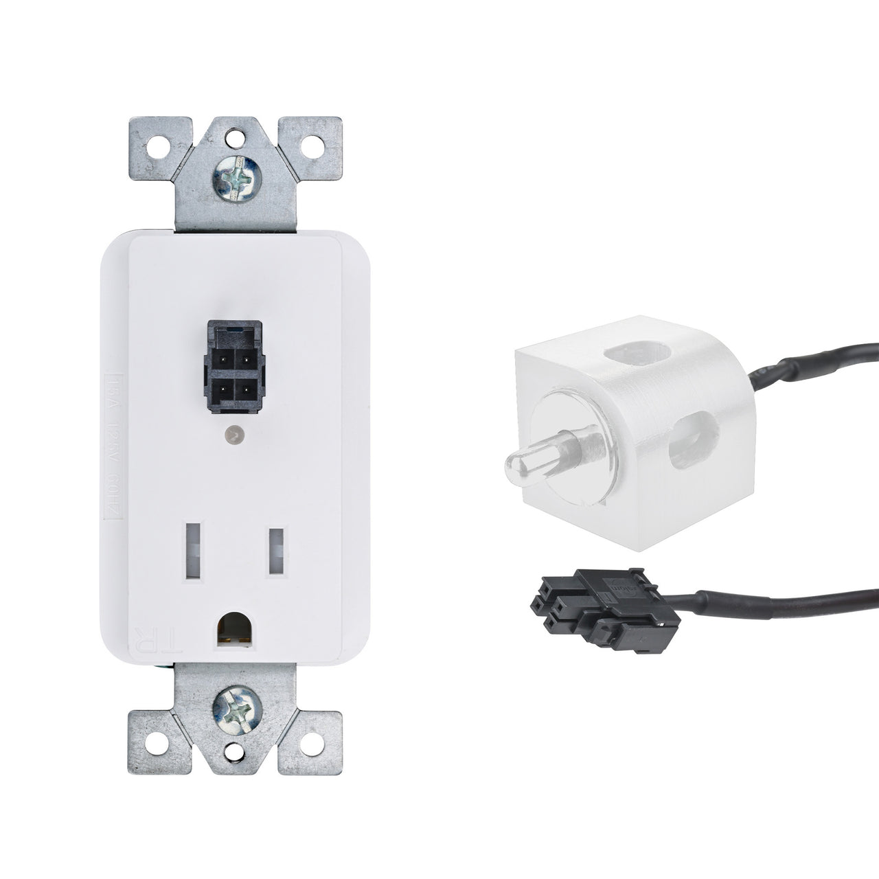 15 amp Safety Interlock Outlet with Corner Mount Limit Switch