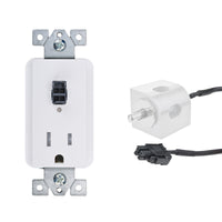 Thumbnail for 15 amp Safety Interlock Outlet with Corner Mount Limit Switch