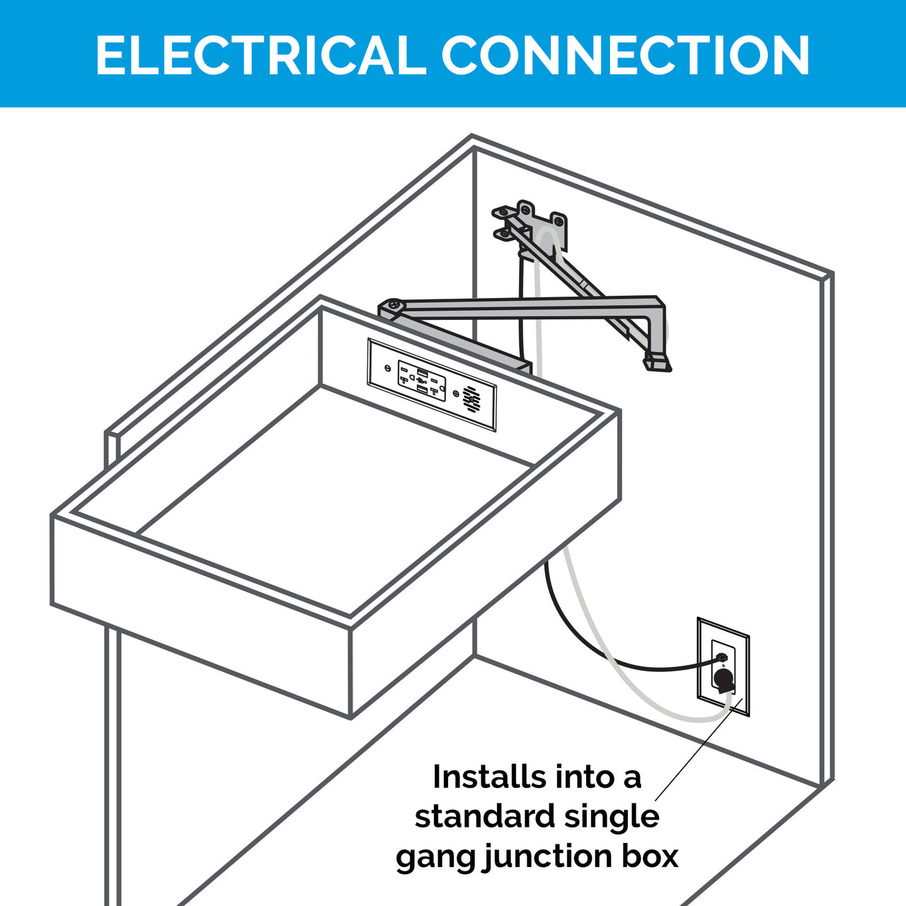 Safety Interlock Outlet with Blade Limit Switch