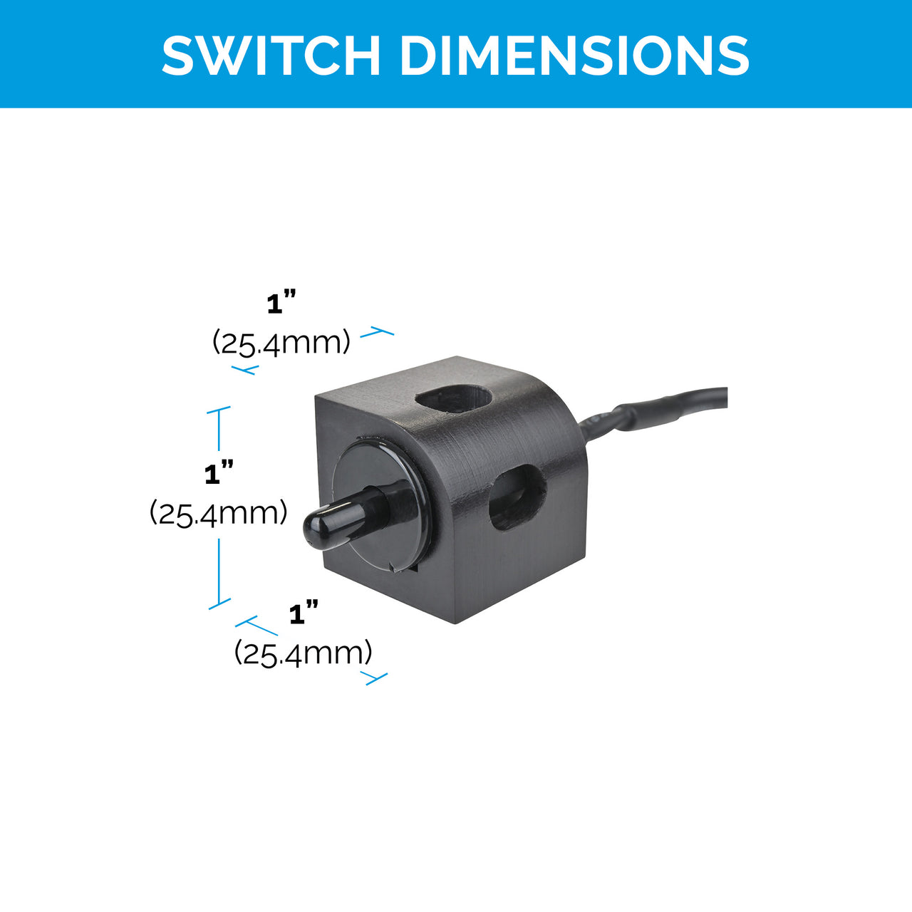 20 amp Safety Interlock Outlet with Corner Mount Limit Switch