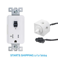 Thumbnail for 20 amp Safety Interlock Outlet with Corner Mount Limit Switch