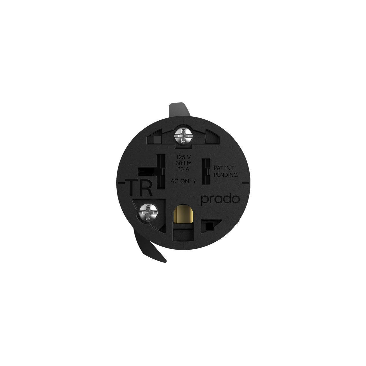 Prado Unifit Single Hardwired Outlet with Trim Ring