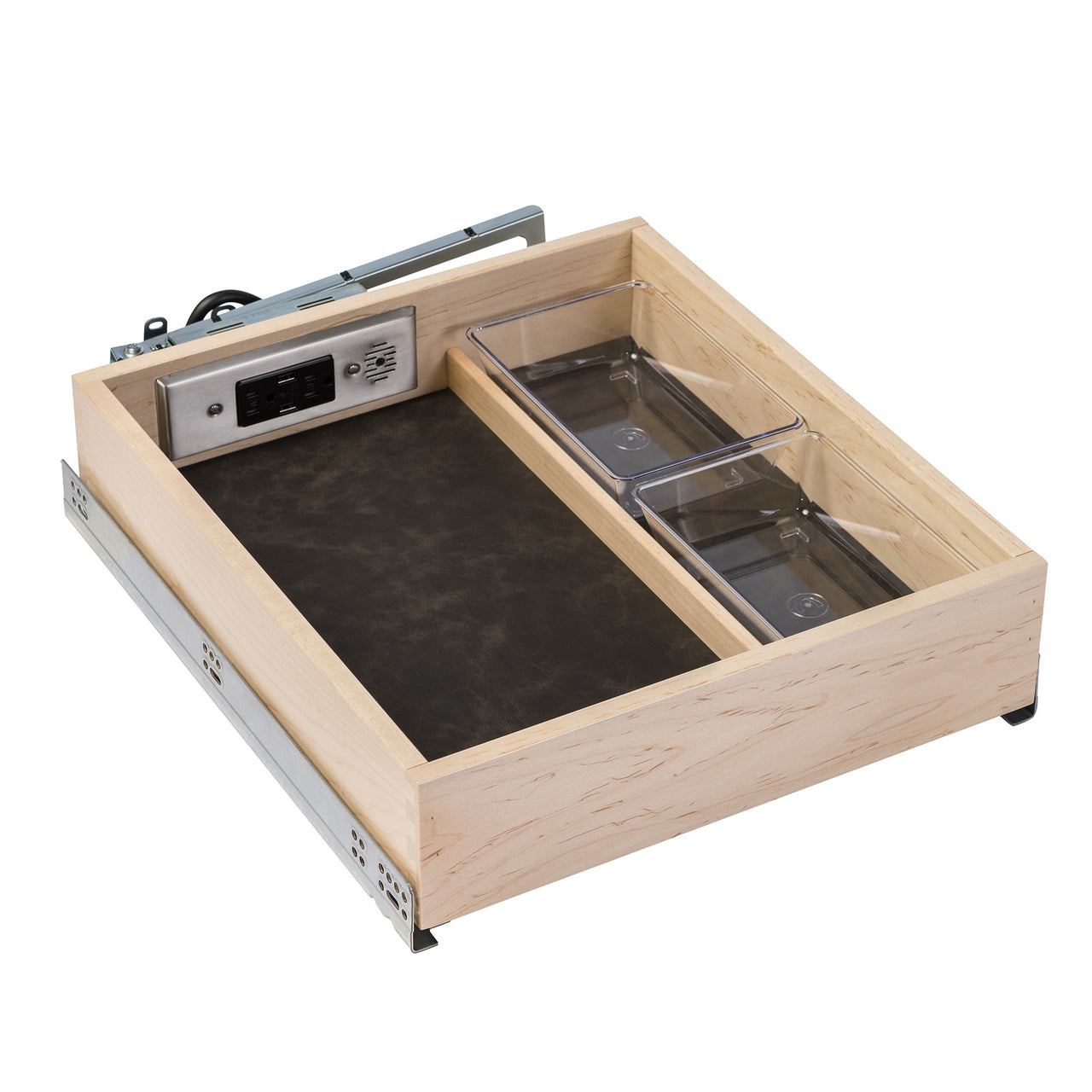 Preconfigured Vanity Drawer for Frameless Cabinets