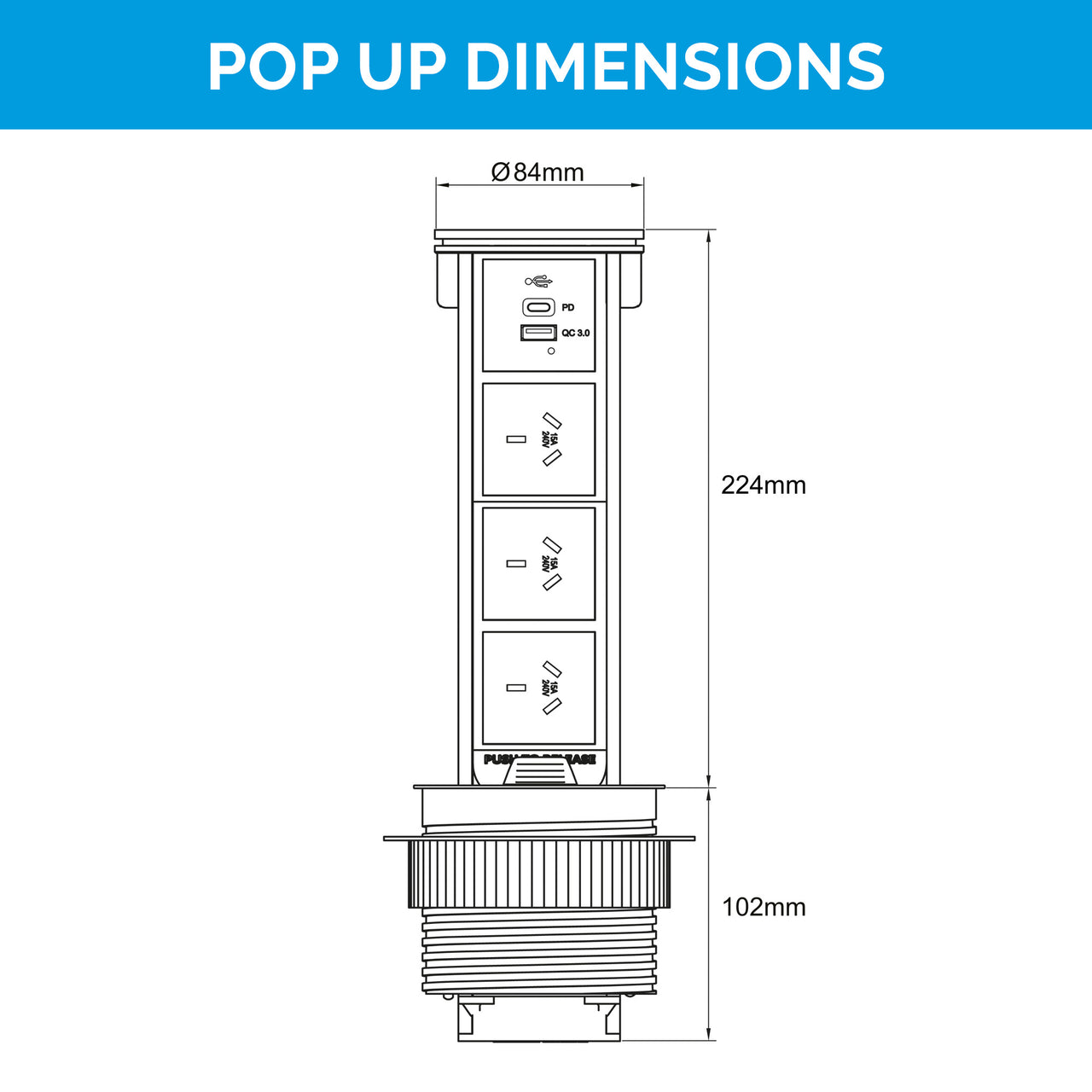 Flush Pop Up Outlet Series - Australia