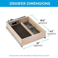 Thumbnail for Preconfigured Vanity Drawer for Framed Cabinets