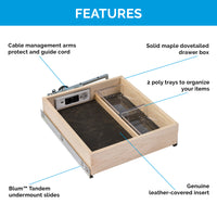 Thumbnail for Preconfigured Vanity Drawer for Frameless Cabinets