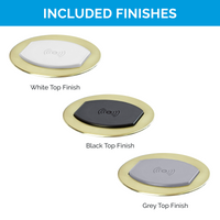 Thumbnail for Tri-Power Countertop Pop-Up by Hubbell