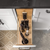 Thumbnail for bathroom vanity drawer outlet - Century Vanity Organizer featuring Docking Drawer Blade outlet