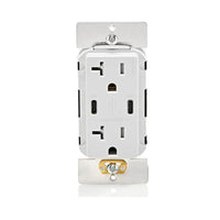 Thumbnail for Leviton T5836 60W Dual USB-C with Power Delivery (PD) In-Wall Charger with 20 Amp, 125 Volt Tamper-Resistant Outlet
