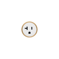 Thumbnail for Prado Unifit Single Hardwired Outlet with Trim Ring