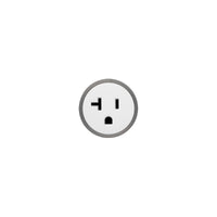Thumbnail for Prado Unifit Single Hardwired Outlet with Trim Ring