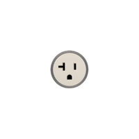 Thumbnail for Prado Unifit Single Hardwired Outlet with Trim Ring