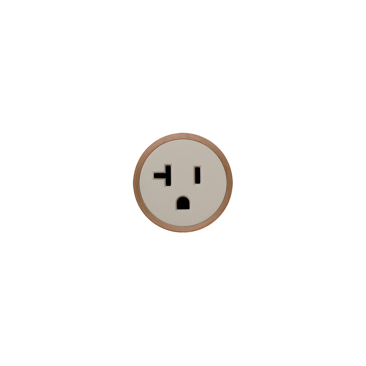 Prado Unifit Single Hardwired Outlet with Trim Ring
