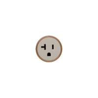 Thumbnail for Prado Unifit Single Hardwired Outlet with Trim Ring