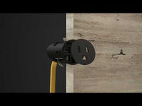 Prado Unifit Single Hardwired Outlet with Trim Ring