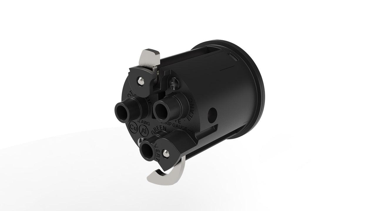 Prado Unifit Single Hardwired Outlet with Trim Ring