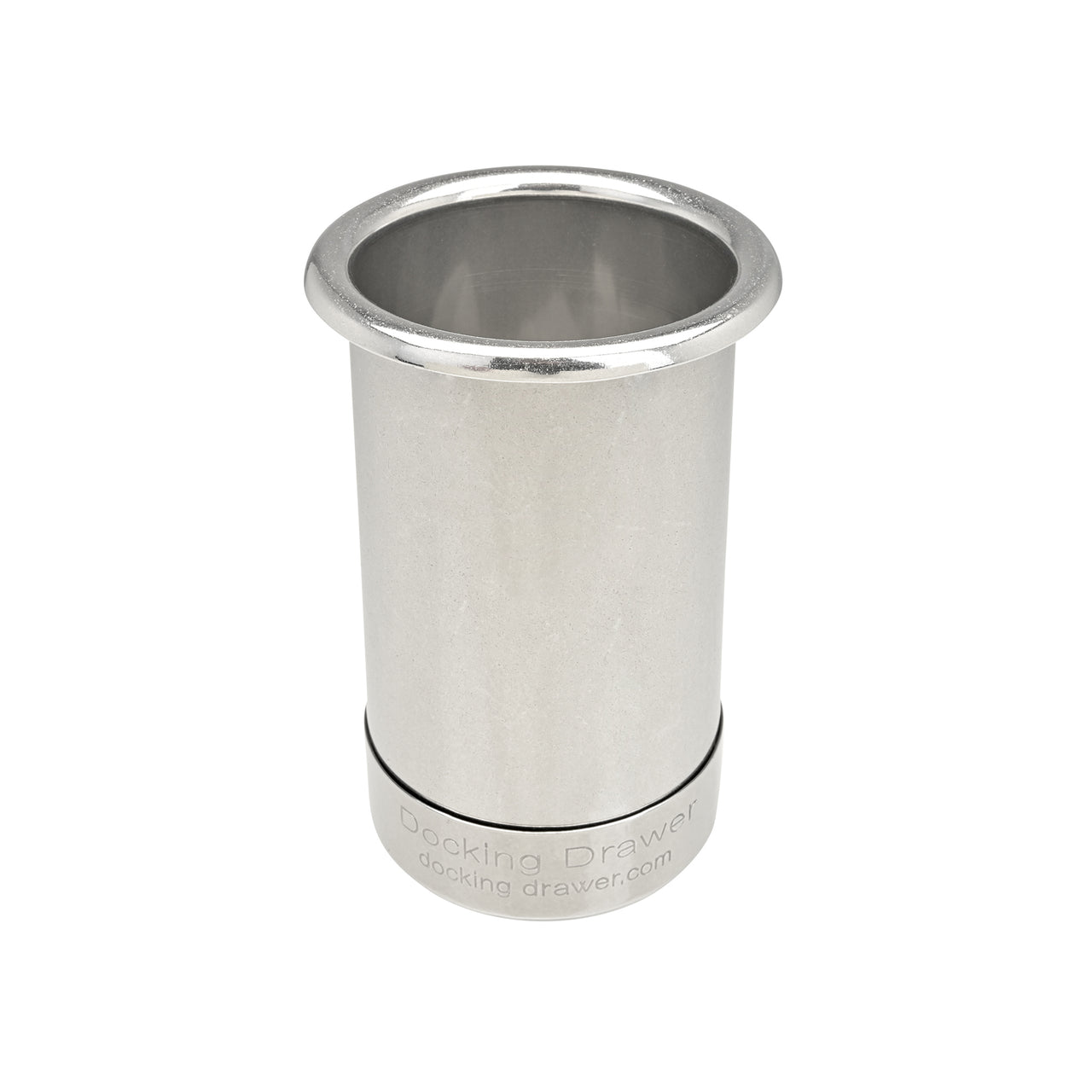 Stainless steel capped canister