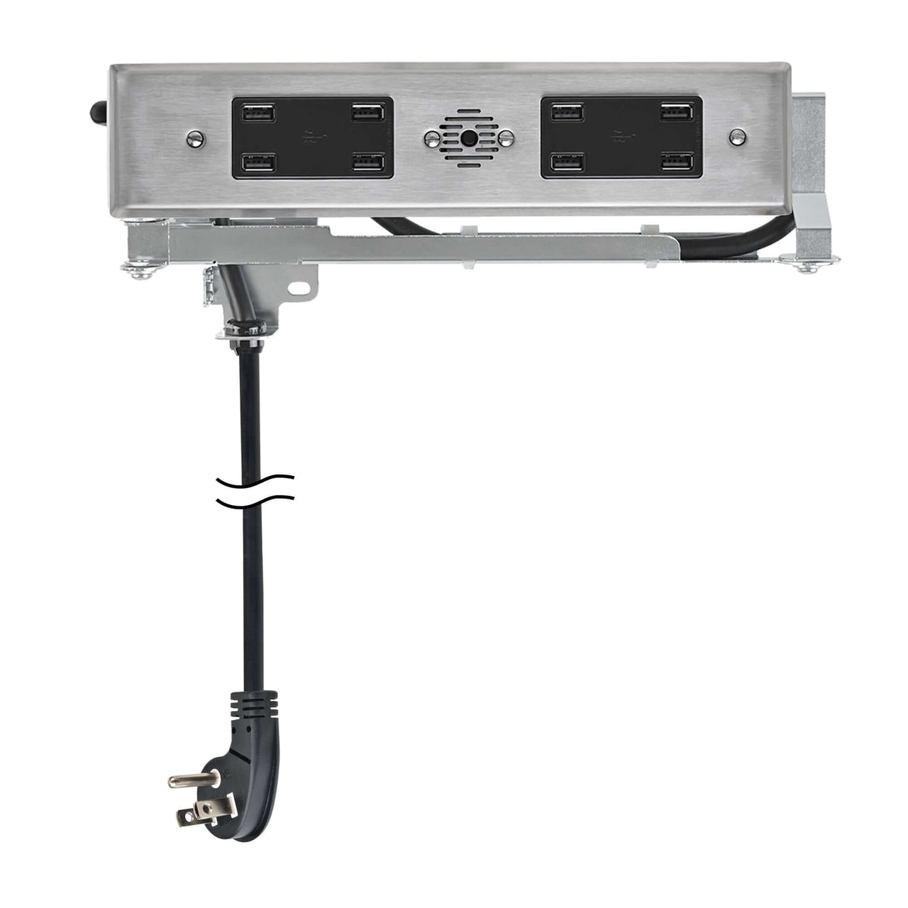 15 amp Blade Duo Outlet stainless steel variant