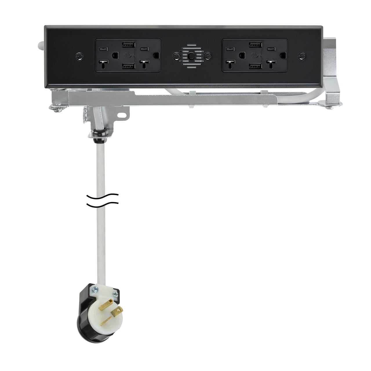 20 amp Blade Duo Outlet black variant