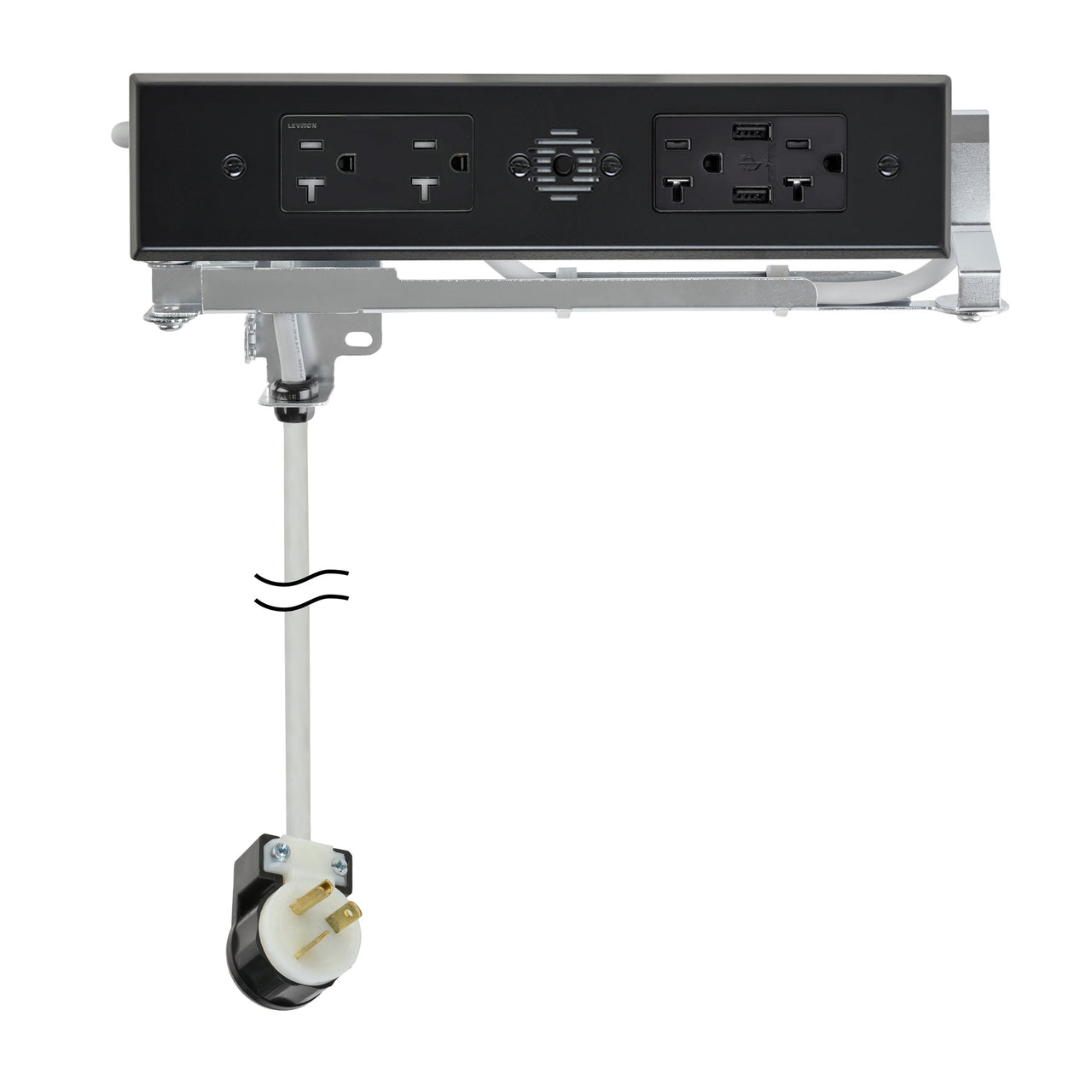 20 amp Blade Duo Outlet black variant