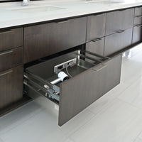 Thumbnail for 20 amp Blade Duo Outlet installed in vanity drawer