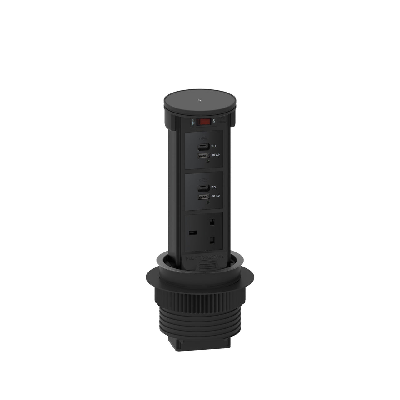 uk countertop pop up outlets