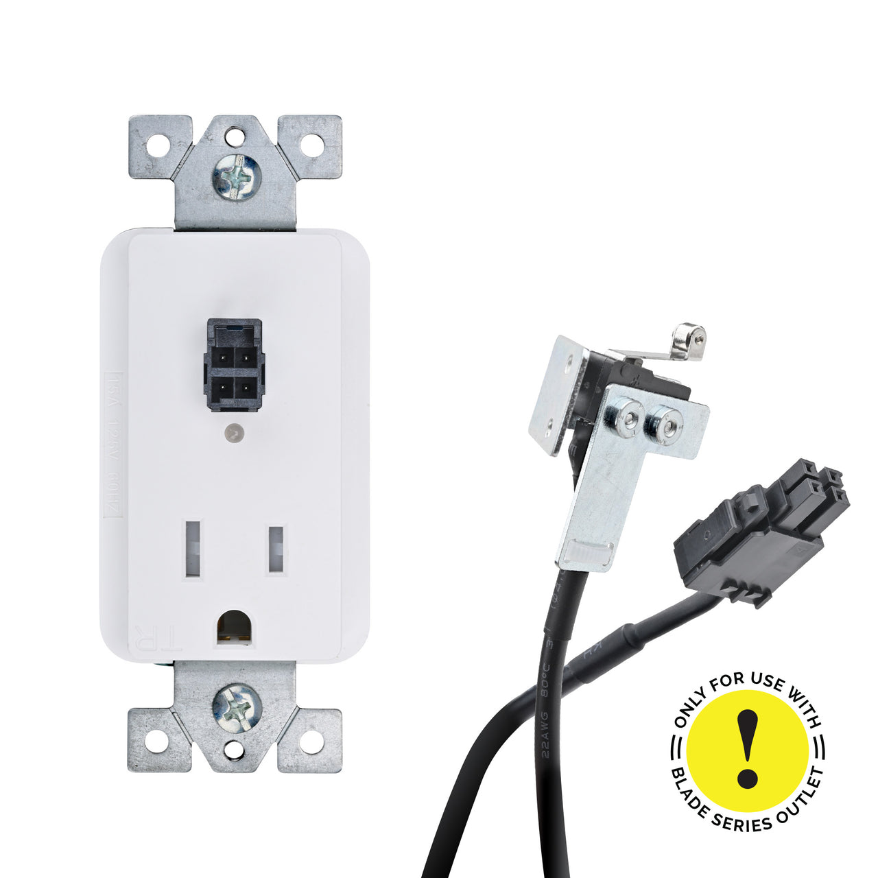 Safety Interlock Outlet with Blade Limit Switch