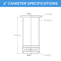 Thumbnail for Diagram of 2-inch canister specifications