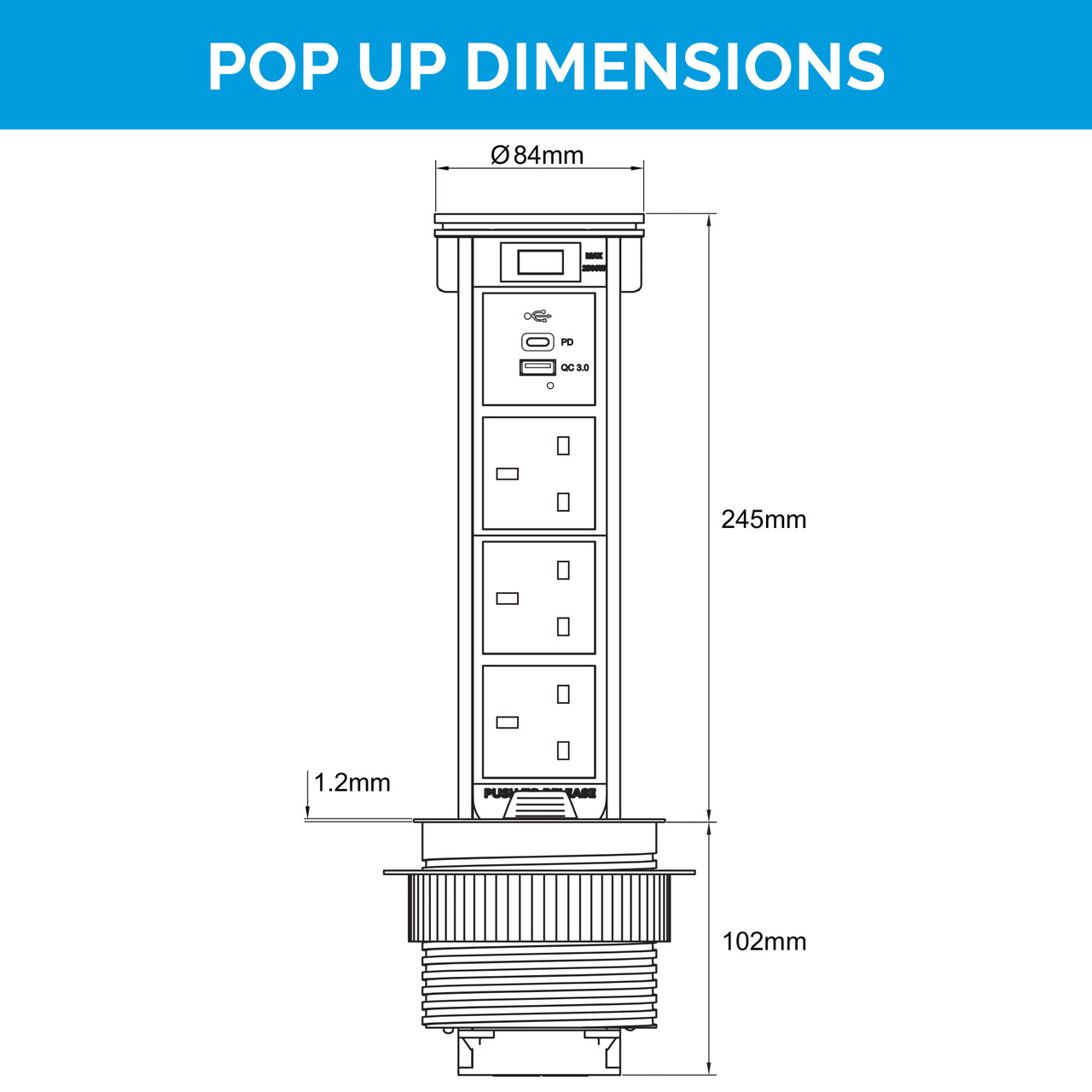 Flush Pop Up Outlet Series - UK & Ireland