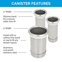 Thumbnail for Docking Drawer Capped Canisters