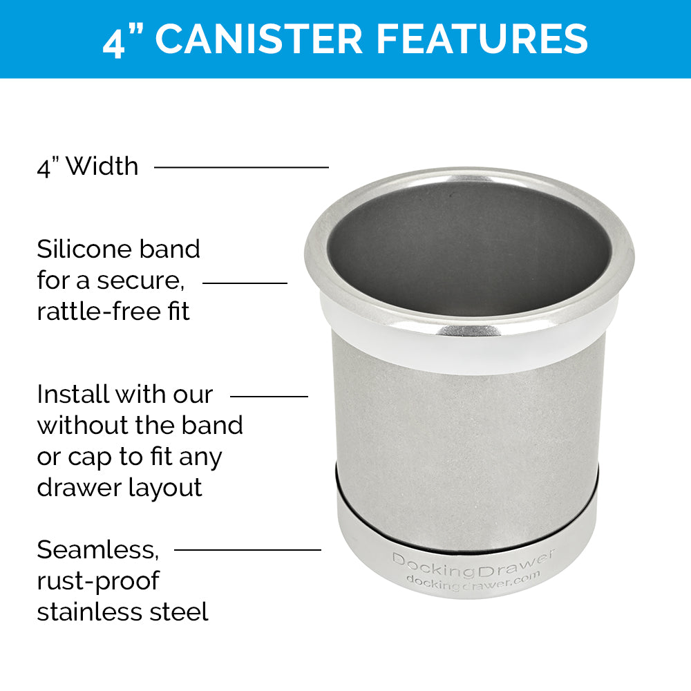 Docking Drawer Capped Canisters