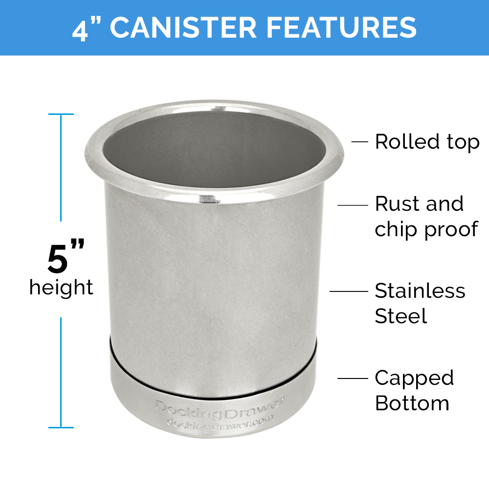 Docking Drawer Capped Canisters