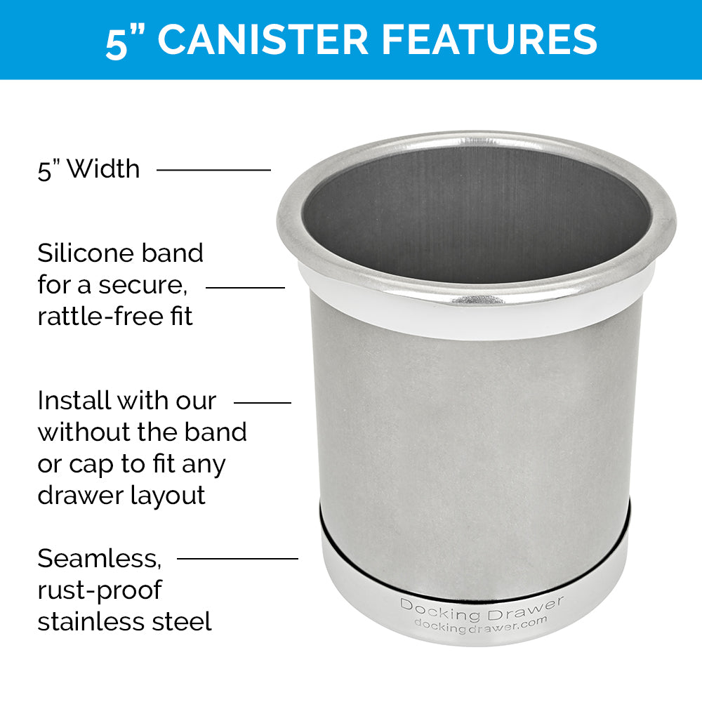 Docking Drawer Capped Canisters