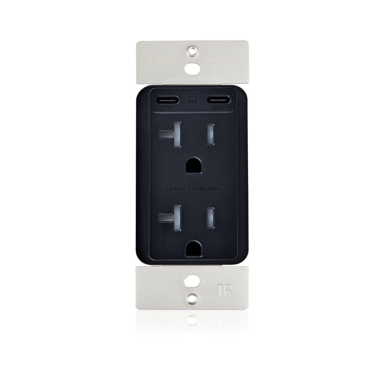 20 amp Tamper Resistant Outlet - (2) 65W USB-C & (2) AC
