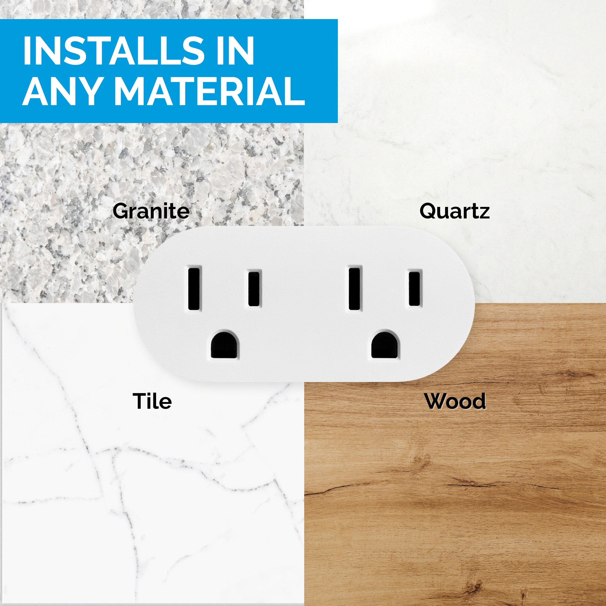 Prado Unifit Duplex Hardwired Outlet | Modern Power Solutions
