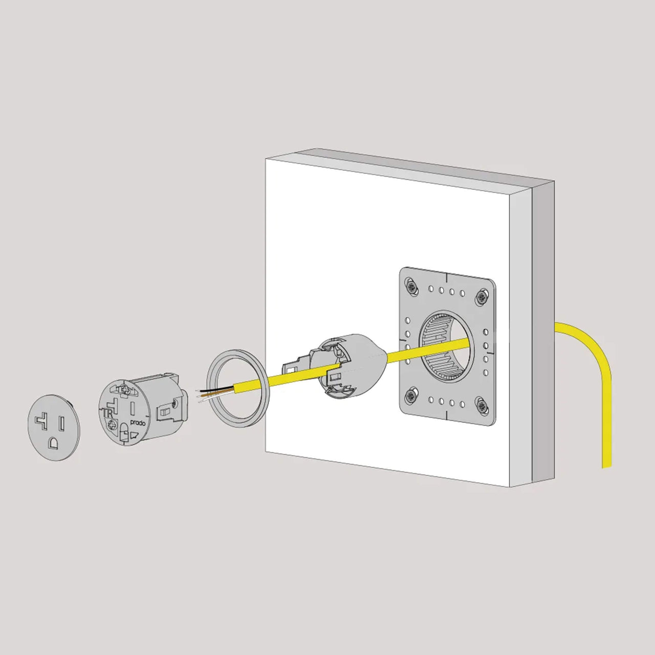 Prado Unifit Series - Mud Plate for Drywall