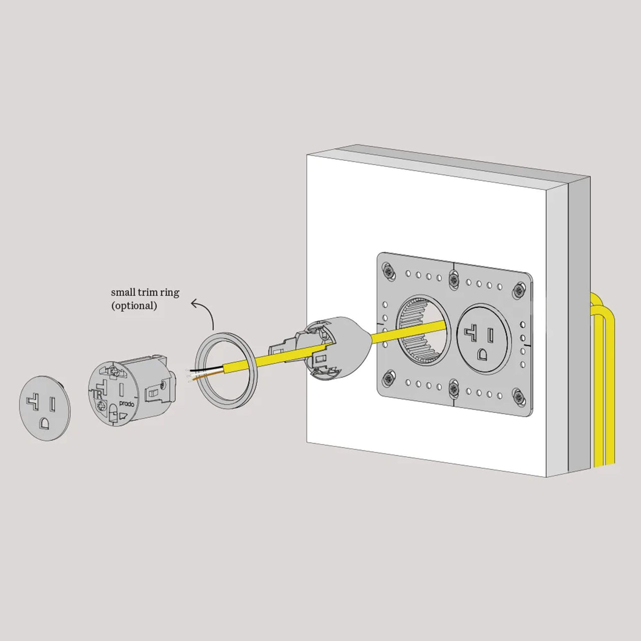 Prado Unifit Series - Mud Plate for Drywall