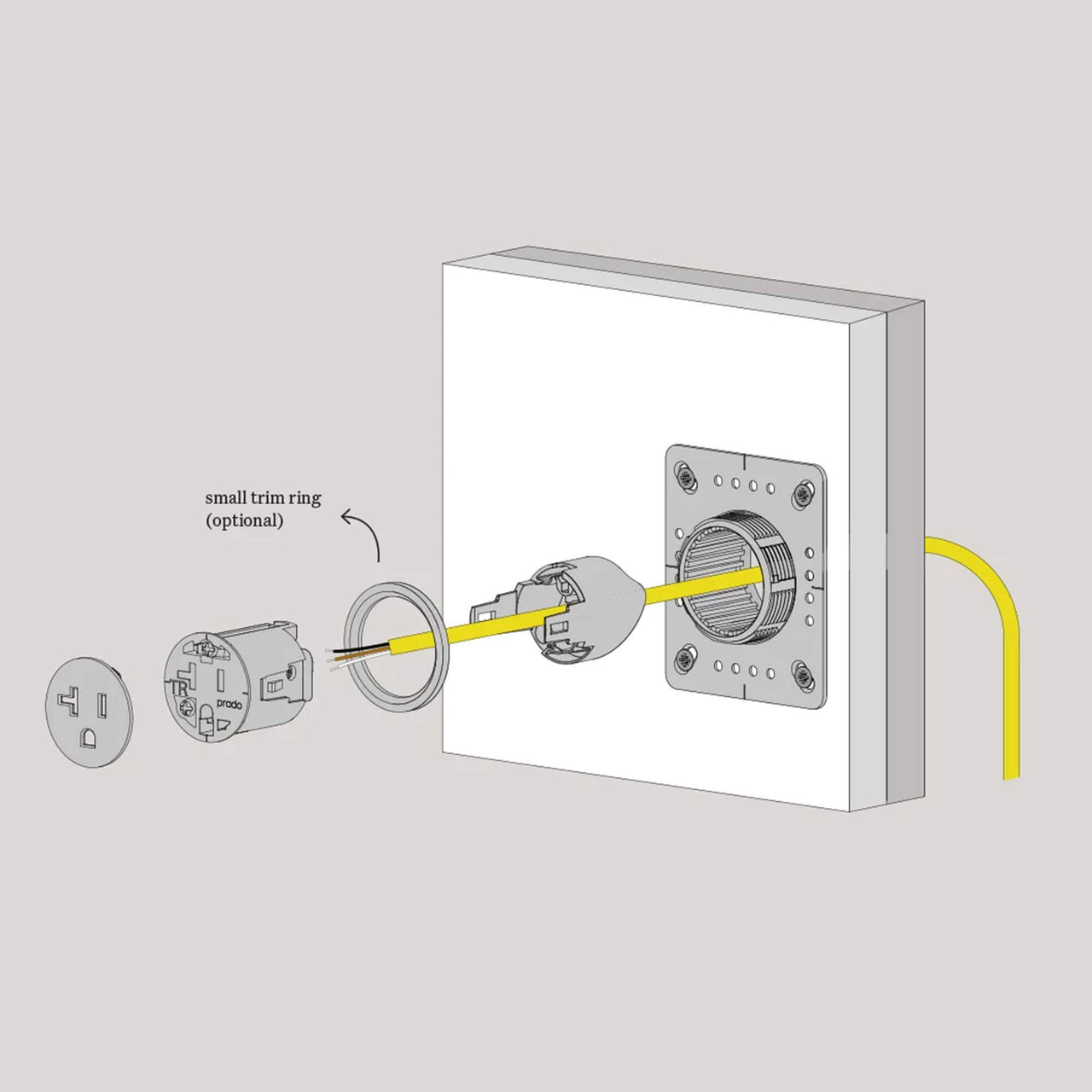 Prado Unifit Series - Mud Plate for Drywall