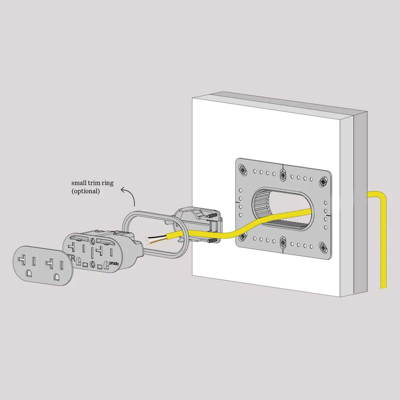 Prado Unifit Series - Mud Plate for Drywall