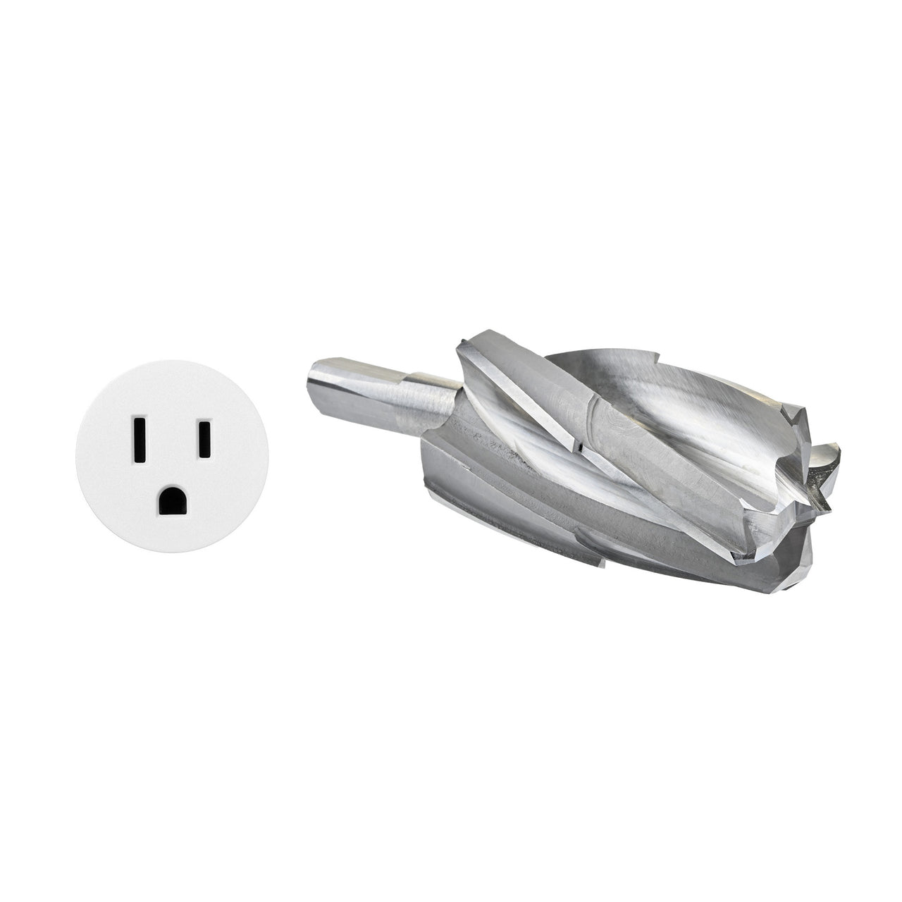 Prado Unifit Single Hardwired Outlet with Counterbore Bit