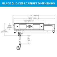 Thumbnail for 15 amp Blade In Drawer Outlet - Deep Cabinet