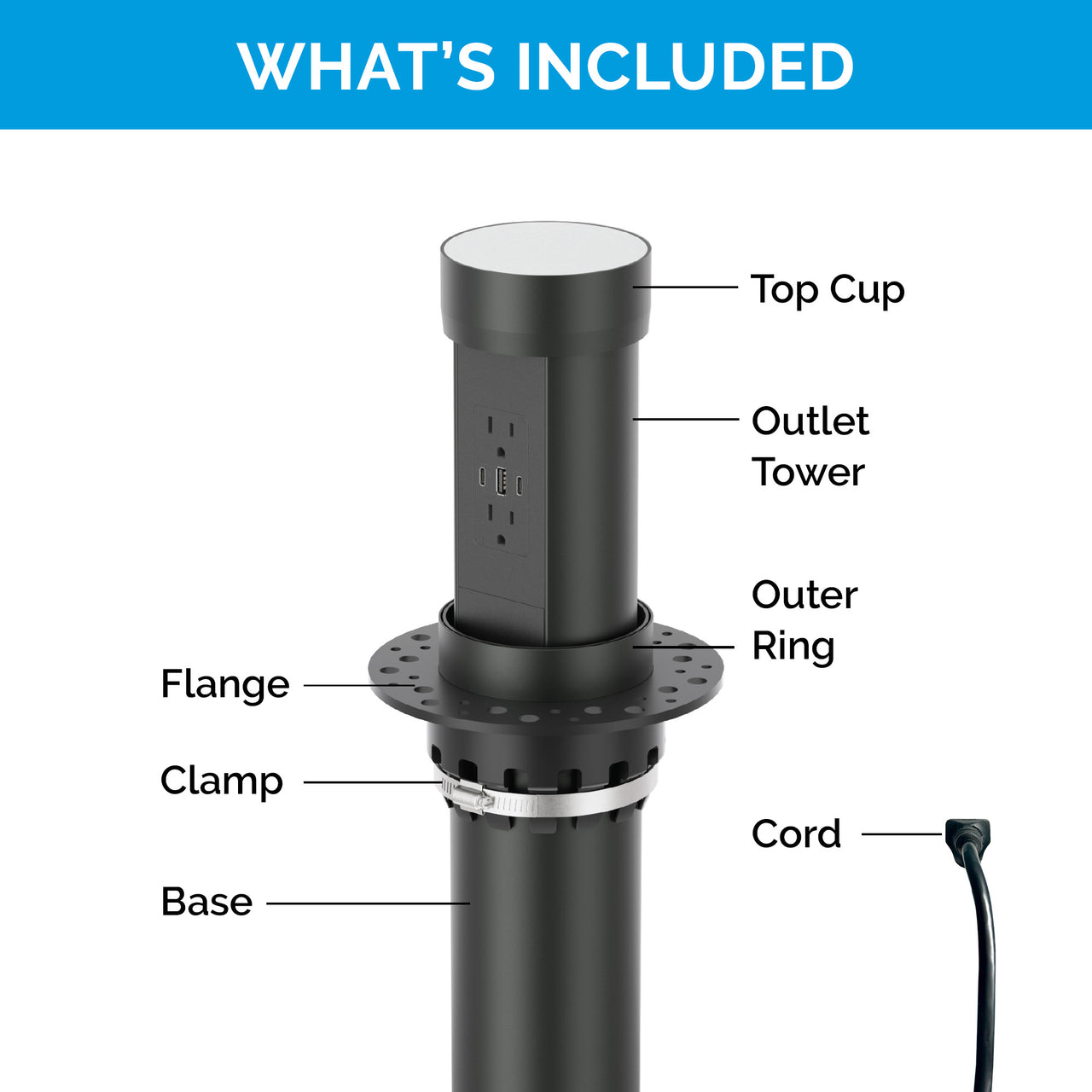 Point Pod Connect Pop-Up Outlet | Docking Drawer