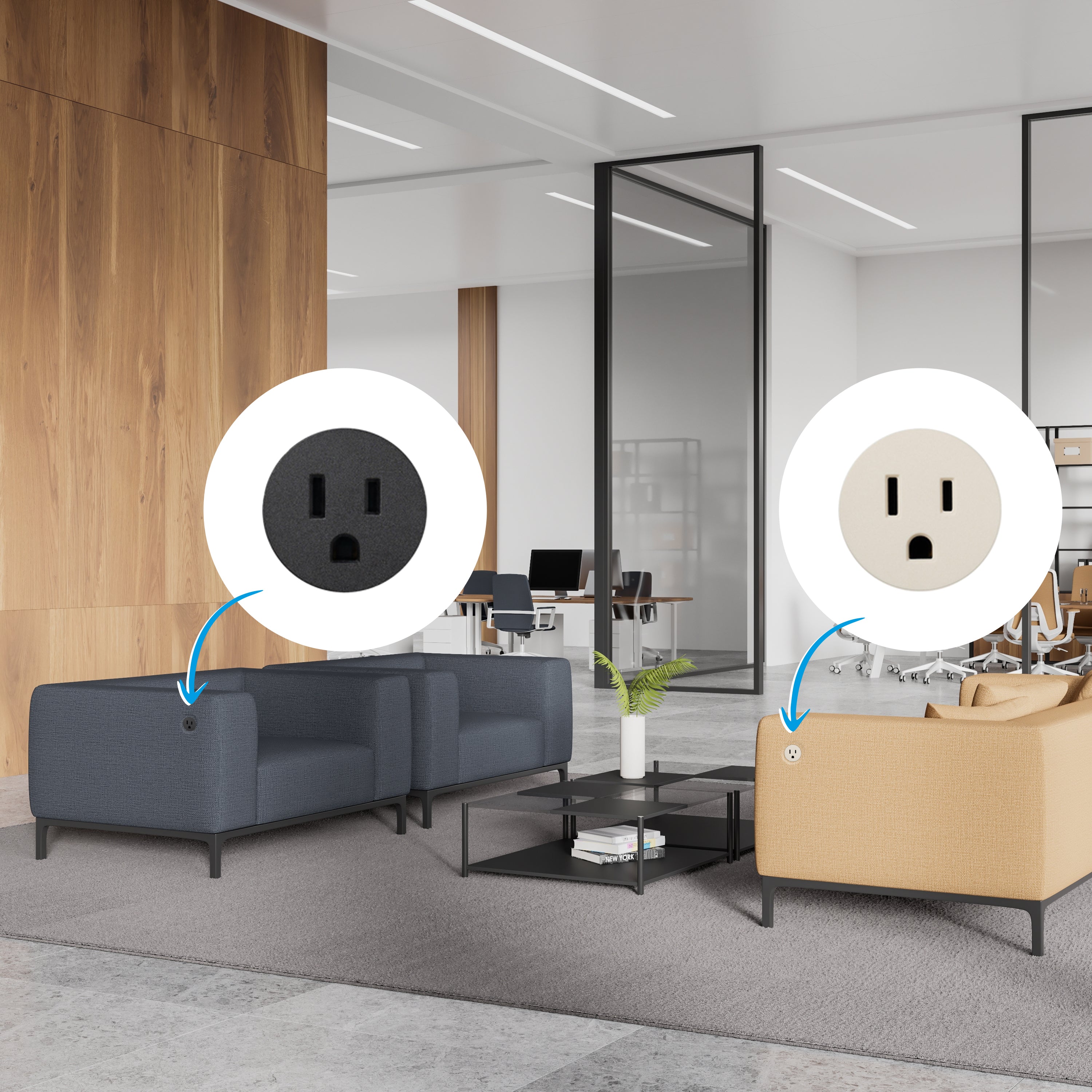 Prado Unifit Corded Outlets | Add Power to Furniture – Docking Drawer