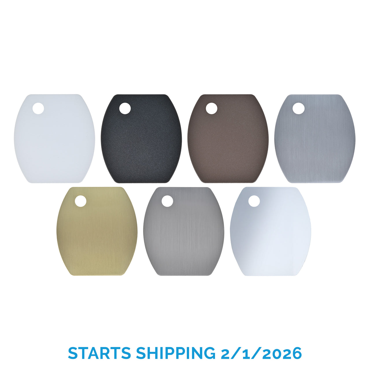 Hubbell pop up finish samples